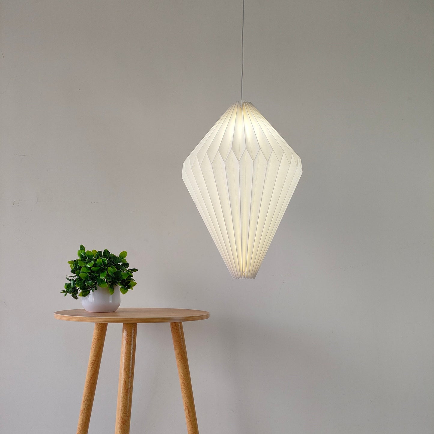 Minimalist Origami Lampshade,Handmade Pendent lights for Home Decor