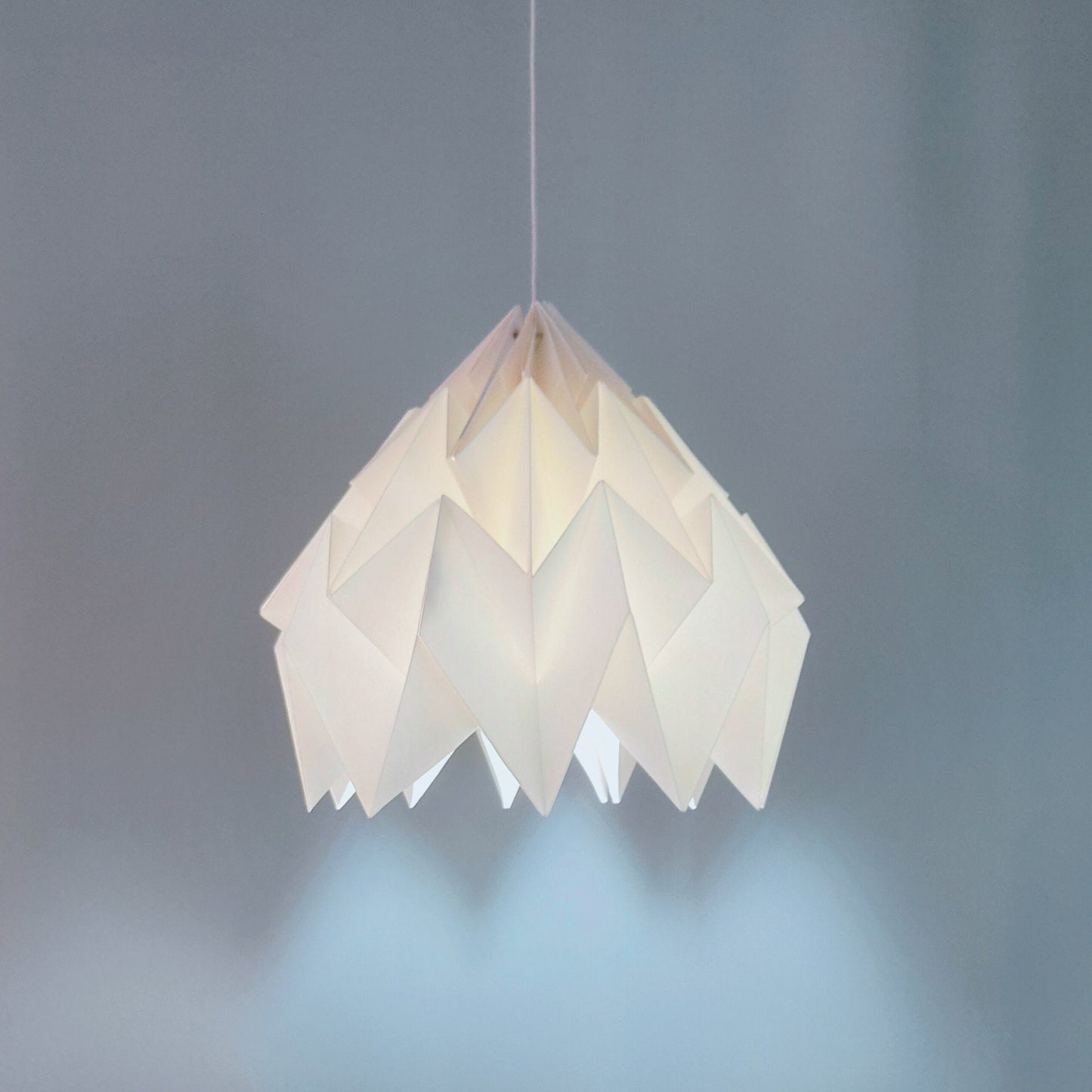 Minimalist Origami lampshade Handmade