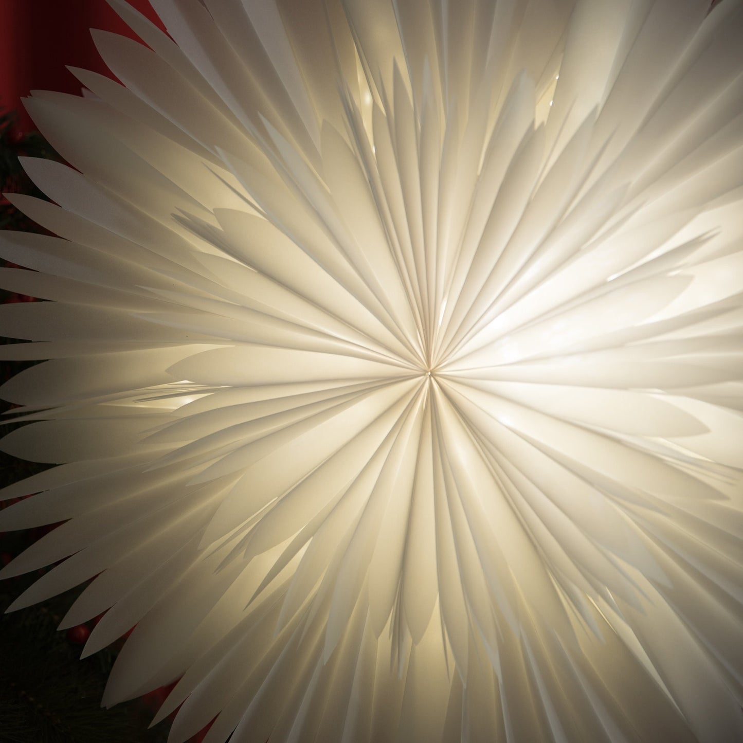 White Snowflake Lanterns , Hanging Star Lights ,Home Decor,Power Cord Not Included