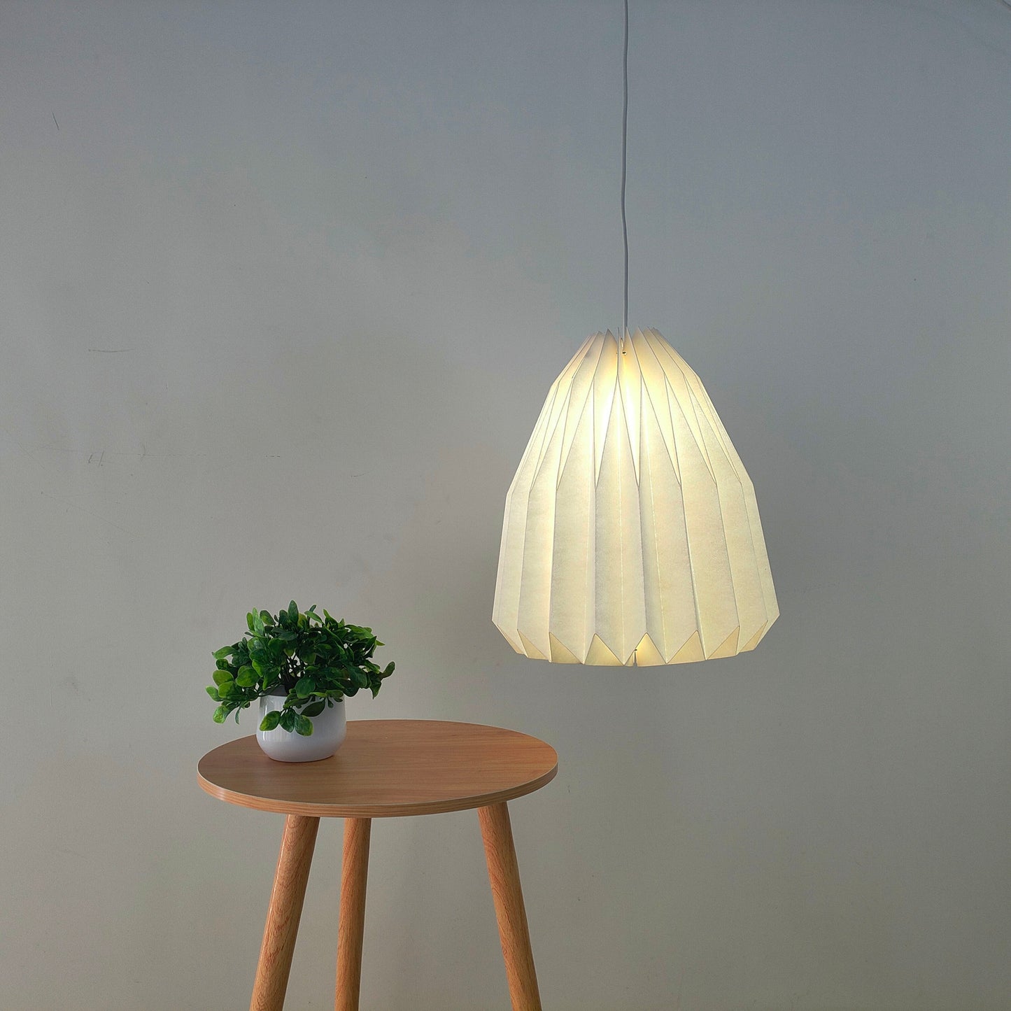 White Minimalist Lampshade Pendant