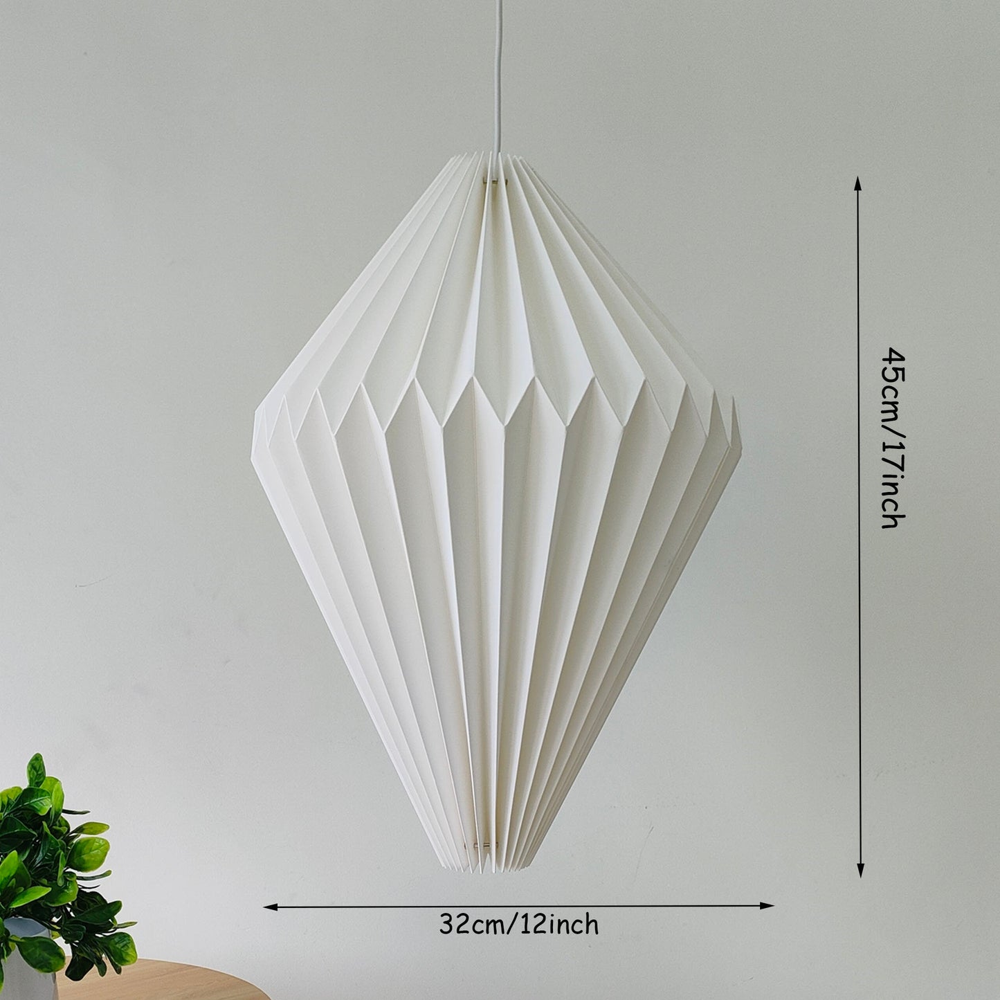 Minimalist Origami Lampshade,Handmade Pendent lights for Home Decor