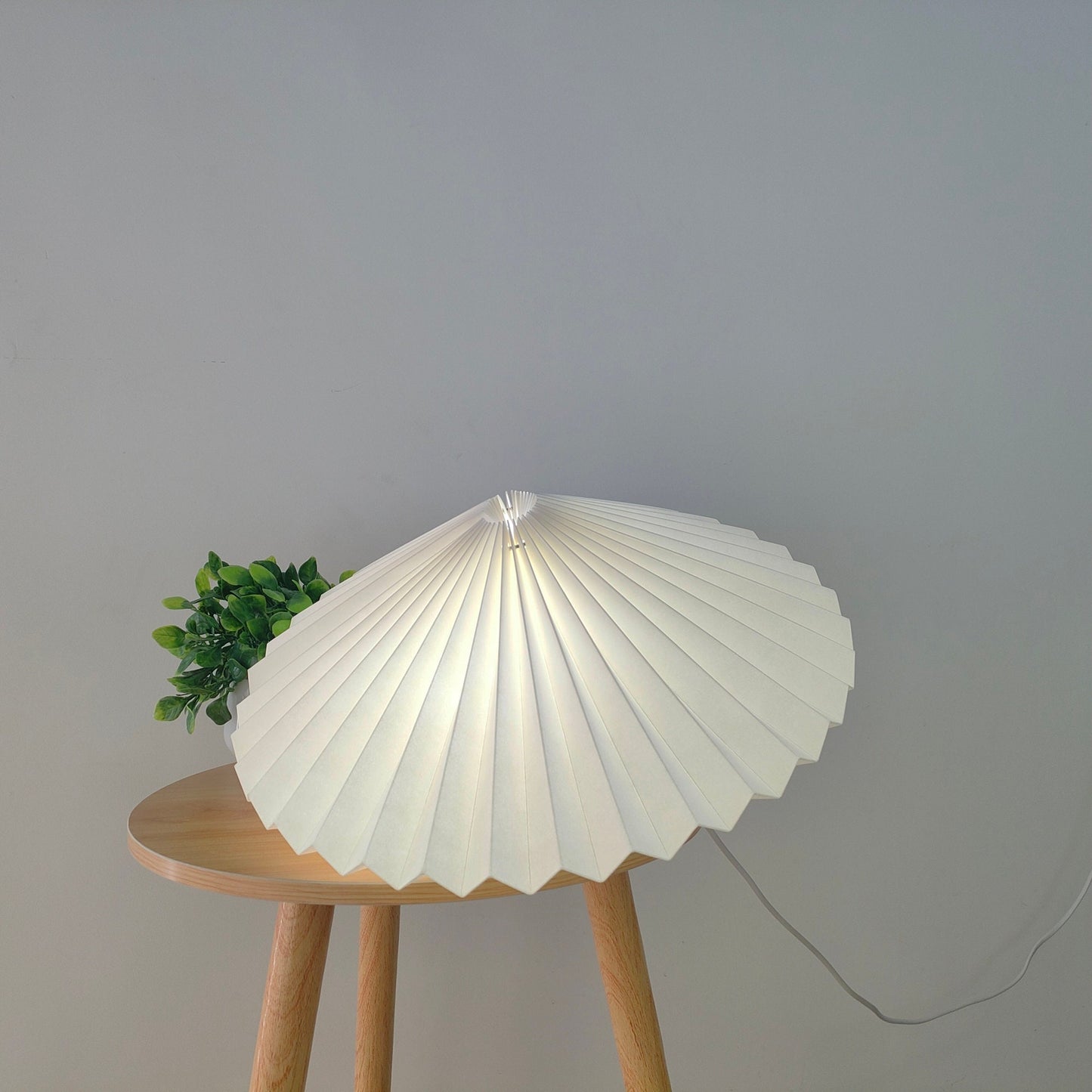 Origami Paper Lampshade Eco-friendly , White Pendant Lights