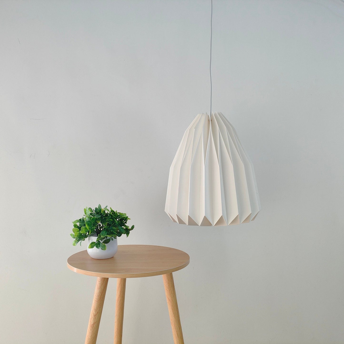 White Minimalist Lampshade Pendant