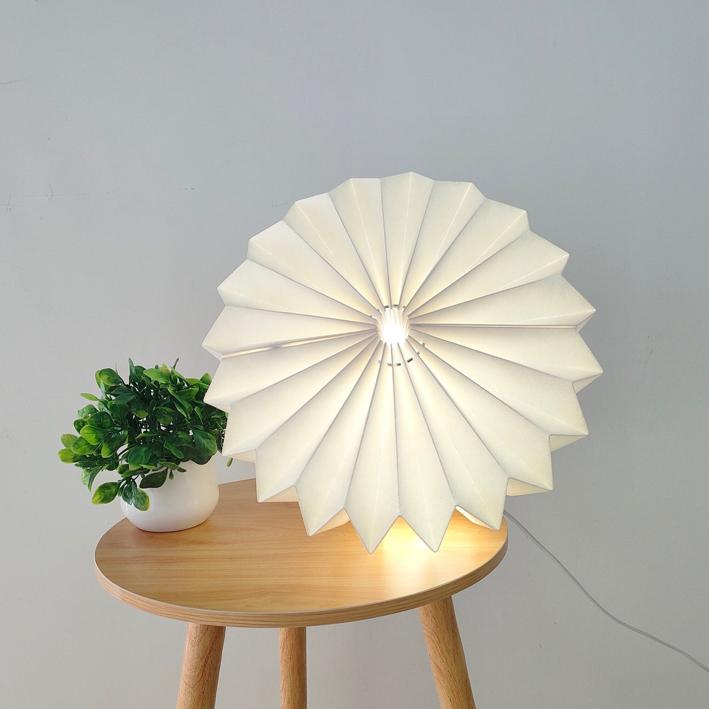 White Minimalist Lampshade Pendant
