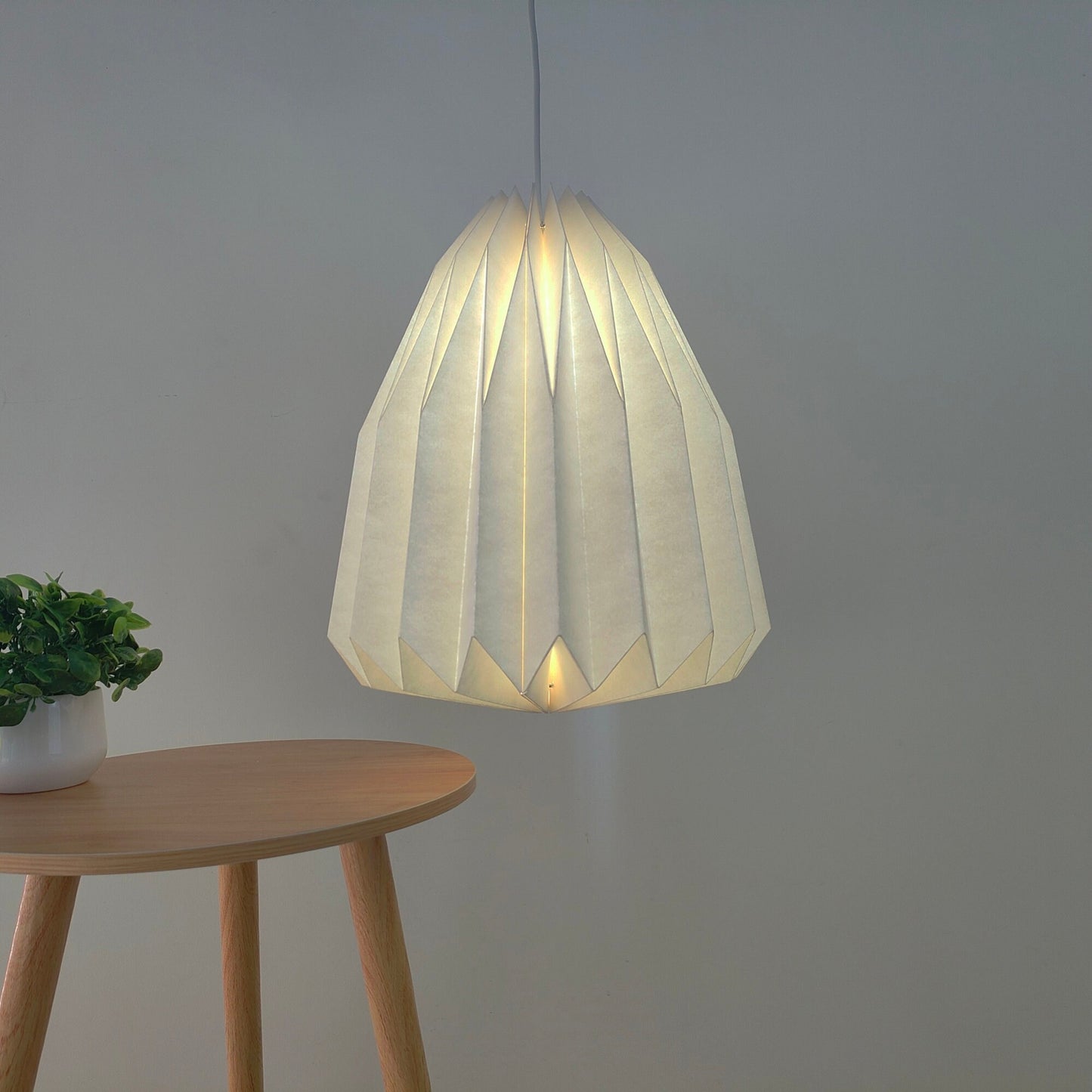 White Minimalist Lampshade Pendant