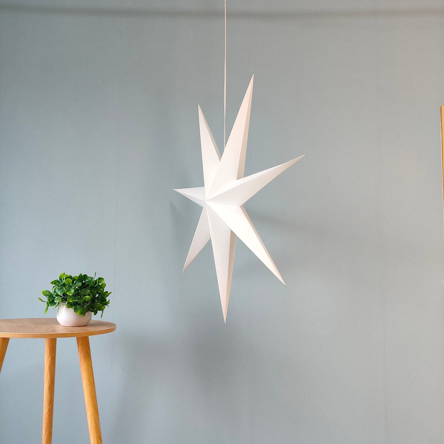 29" Pure White Paper Star Lanterns , Christmas & Wedding Decor