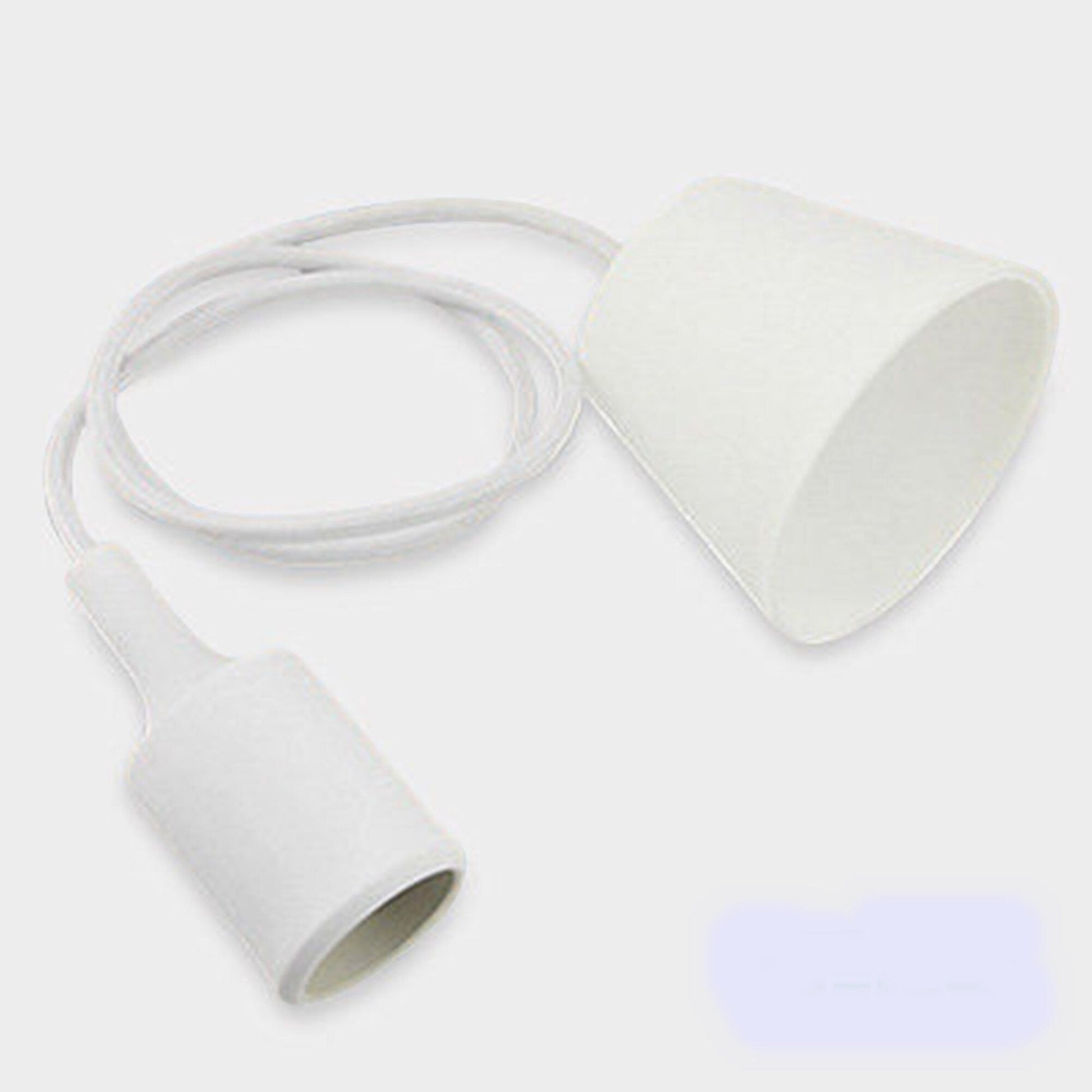 Vindeedlamps 白色纸质吊灯灯罩，北欧简约风格，手工制作，直径40厘米